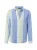 Franco Callegari Blouse  blauw denim / lichtblauw / citroen