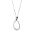 Orphelia ‘Aria’ Dames 925 Sterling Zilveren Ketting met Hanger – Zilver ZH-7494