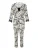 Goldenbay Pyjama ‘ Gown, Camisole & Pants Petunia ‘  zwart / wit
