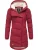 Ragwear Wintermantel ‘Pavla’  robijnrood