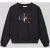 Calvin Klein Jeans Sweatshirt met labelstitching en ronde hals