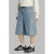 adidas Originals loose fit jort – lichtblauw