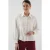Losse Pas Gelaagde Poplin Shirt met Knoopsluiting