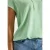 Cecil Dames Blouse met korte mouwen en structuurmix in Groen
