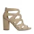 Sacha suède sandalettes beige