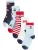 Next Sokken  marine / lichtblauw / rood / wit