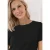 Basic Shirt met ronde hals in Unifarbe