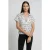 Karl Lagerfeld Scribble Aop Cotton Voile Blouse