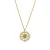 Luxeketting met Blauw Kristal 18k goud afwerking – Yakde