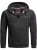 Alessandro Salvarini Sweatvest ‘Lomborio’  zwart