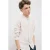 Mango Kids linnen gestreepte overhemd beige
