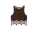 MANGO Gebreide top ‘TomiI’  ecru / bruin