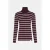 Penn & Ink W26b435 351-83m penn en ink jumper stripe aubergine grey mel.