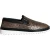 Dolce & Gabbana Bruin Zwart Leer Geweven Heren Loafers Schoenen