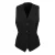 Premier Vrouwen/Dames Gevoerde Waistcoat (Zwart)