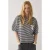 Summum gestreepte top zwart