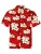 Hawaiihemdshop.de Overhemd ‘Hawaiihemd “Classic Red”‘  rood