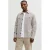JACK & JONES PREMIUM regular casual overhemd met linnen grijs