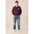 Sissy-Boy sweater met backprint paars