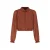 NoBell’ blousetop met stippen – bruin