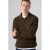 Levi’s Longsleeve Half Zip Poloshirt Bruin –