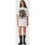 AllSaints Reticulate Tee Dress Chalk White