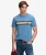 Outdoor Stripe Logo Relaxed T-shirt Blue