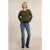 River Woods Lambswoolen Crew Neck Sweater Moss Green