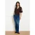 LOLALIZA top met borduursels – bruin