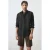 Mango Man linnen regular fit overhemd – zwart