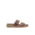 Gouden Metallic Accent Leren Sandalen Dames Ryłko