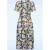 Magnolia Flower jurk in Lily Havanna