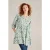 White Stuff Marlie Button Tunic Green Print