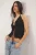 TRENDYOLMİLLA Dames Zwart Effen Mouwloos Getailleerd Blouses
