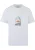 MT Upscale Shirt ‘Poisson Rouge’  lichtgrijs / oranje / zwart / wit