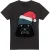 Star Wars Heren Darth Vader Kerstman T-Shirt (Zwart)