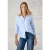 Cecil Dames Blouse met folieprint in Blauw