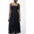 French Connection Broderie Strap Dress M Ss25 Black