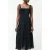 French Connection Broderie Strap Dress M Ss25 Black