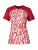 NIKE Functioneel shirt  rood / zwart / wit