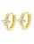 Dear Me Oorbellen ‘Luck Huggie’  goud
