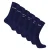6 Pairs Heren Trouwsokken in Zwart en Marineblauw met een Cadeaubox