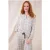 White Stuff Nyla Check Woven Pj Top Natural Multi