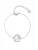 Heideman Armband ‘Weltkarte’  zilver