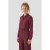 Anytime jumpsuit met riem bordeaux