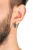 So Chic Oorbel  donkergrijs / zilver
