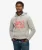 Standard Script Hoodie Relaxed Pasvorm Grijs