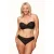 Annadiva Swim voorgevormde strapless bandeau bikinitop The Valley zwart
