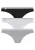 LACOSTE String  basaltgrijs / zwart / wit