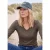 Shirt met 3/4-mouwen en V-hals